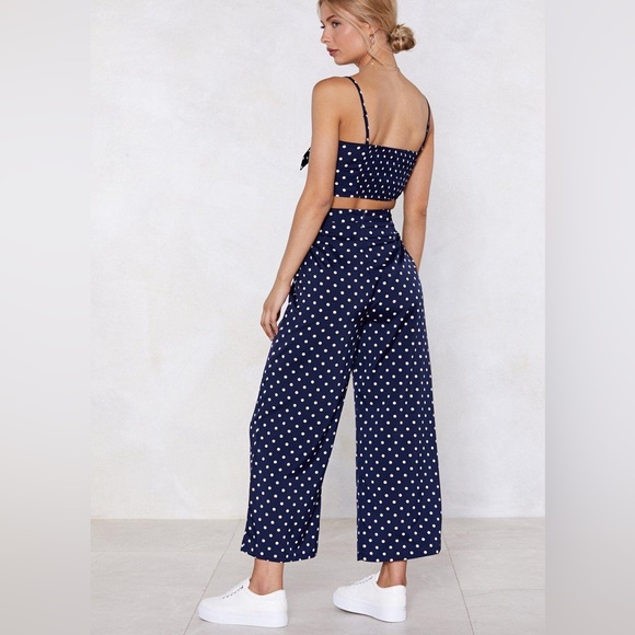 Nasty Gal | Wide leg polka-dot pants - Picture 2 of 2